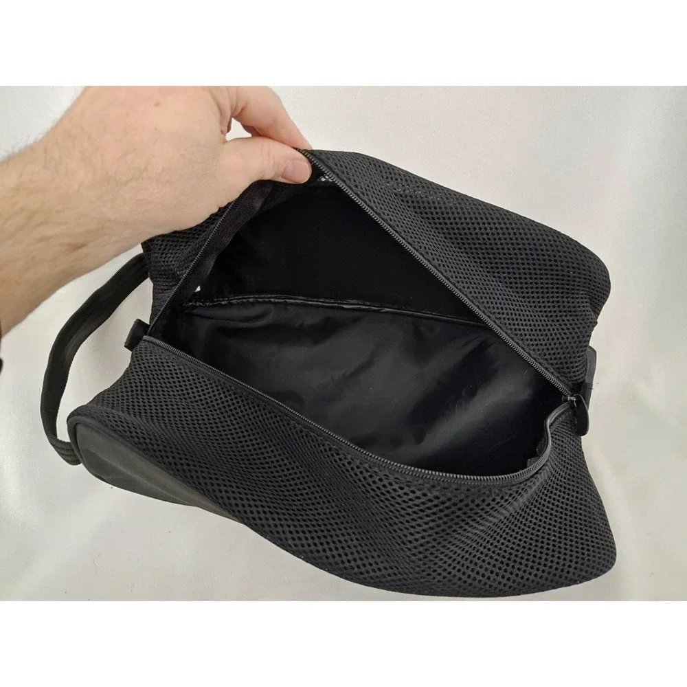 Hugo Boss Black Vented Zip Up Men's Golf Dress Shoe Travel Bag‎ Up to Size 13